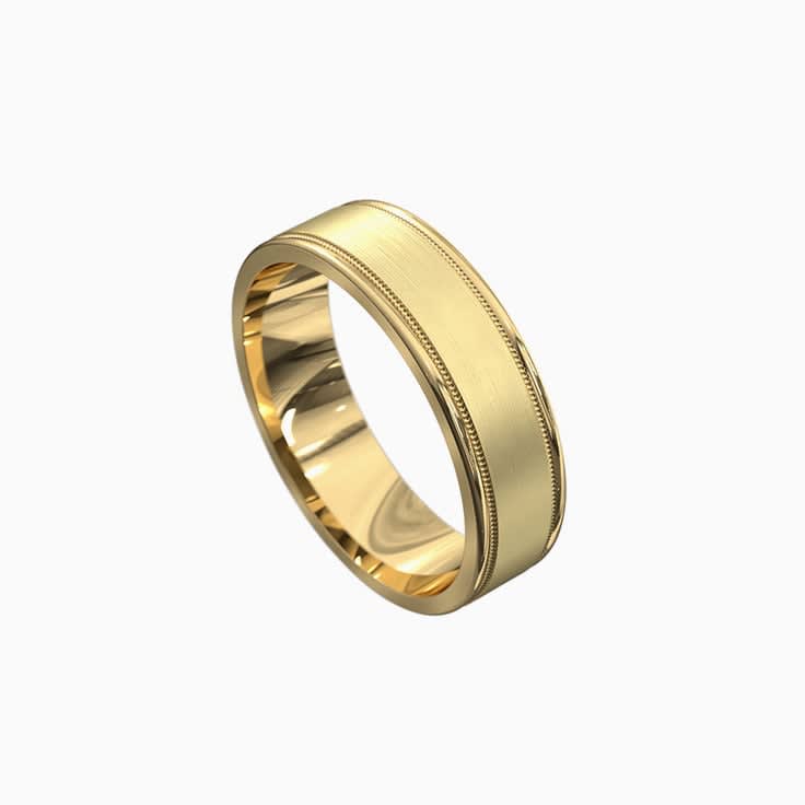 Miligrain wedding band
