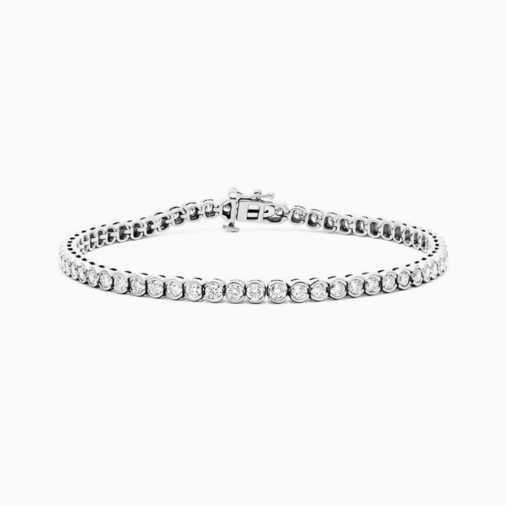 5ct Round Cut Lab Diamond Tennis Bracelet