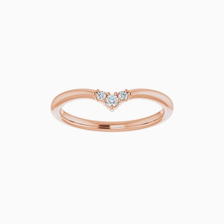 tiara style wedding band