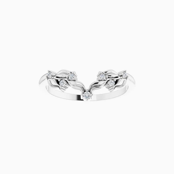 contour wedding ring