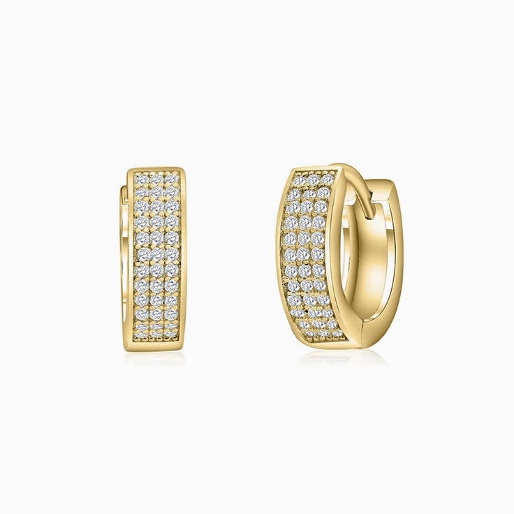 Classic Pave Huggies