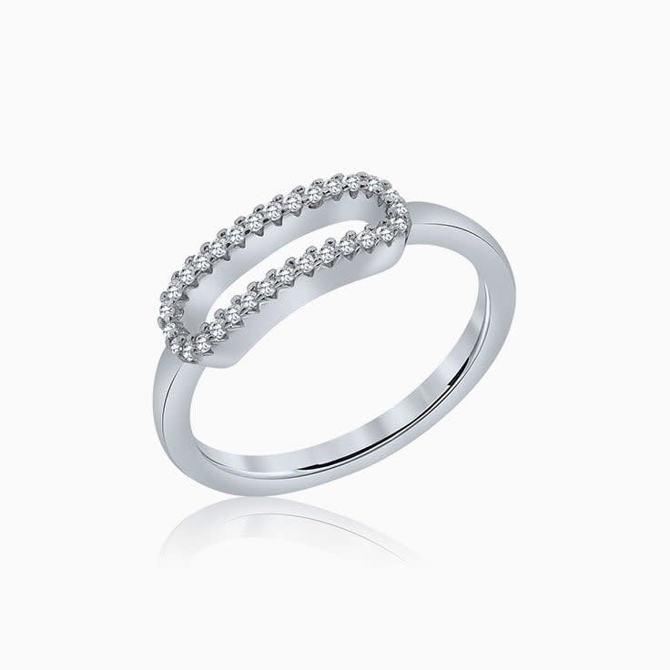 Petite diamond ring