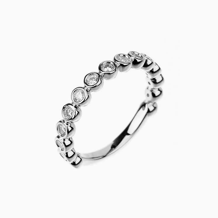Bezel Wedding Band