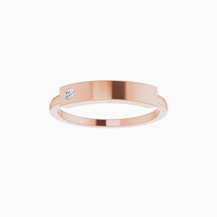 Engravable bar ring