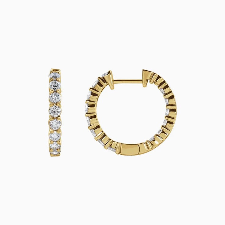 diamond hoops