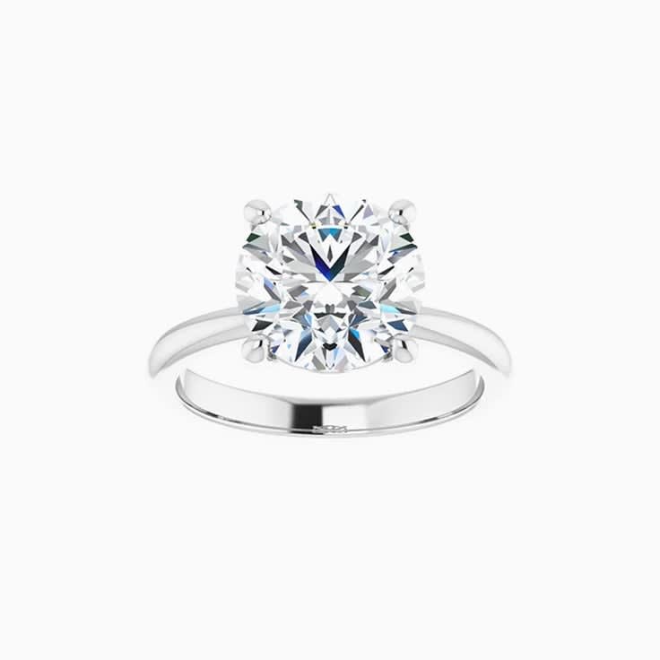 3ct lab grown diamond engagement ring