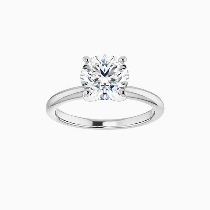 2 carat solitaire engagement ring
