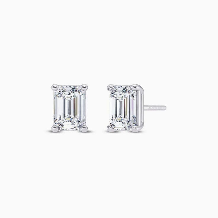 Lab grown diamond stud earrings