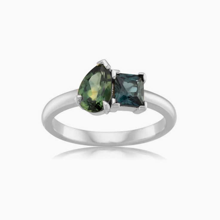 Two stone ring