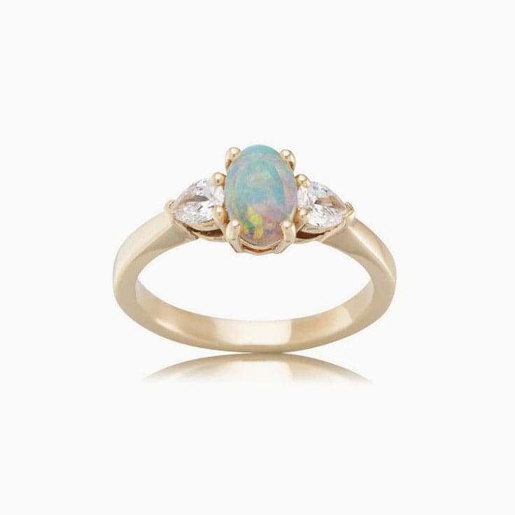 Opal ring for women