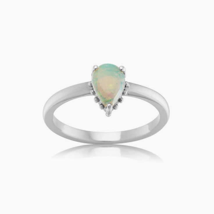 vintage opal engagement ring