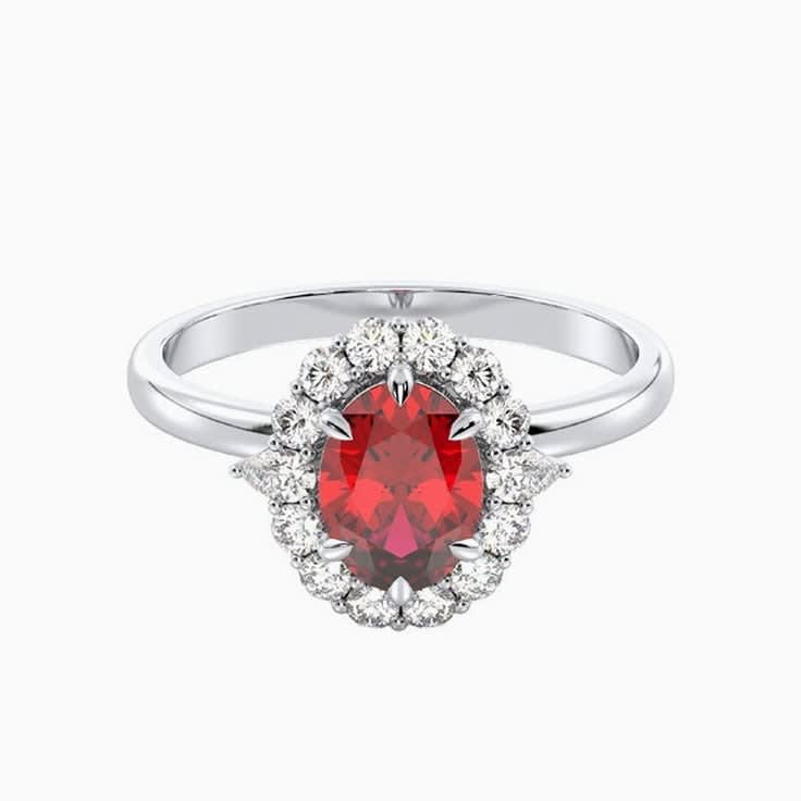 Ruby And Diamond Ring