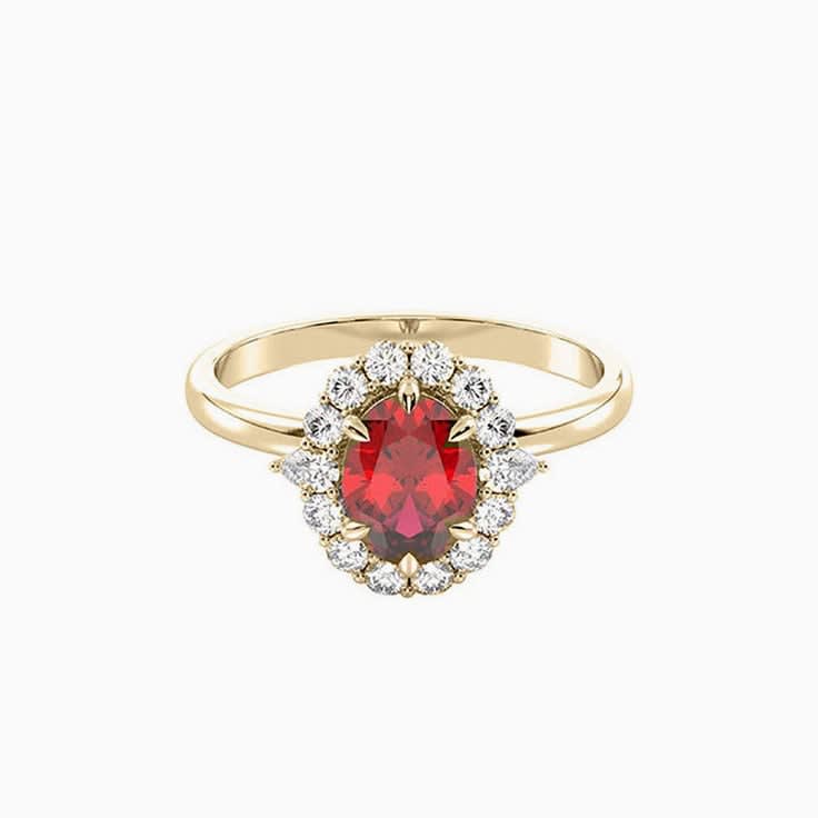 Ruby And Diamond Ring