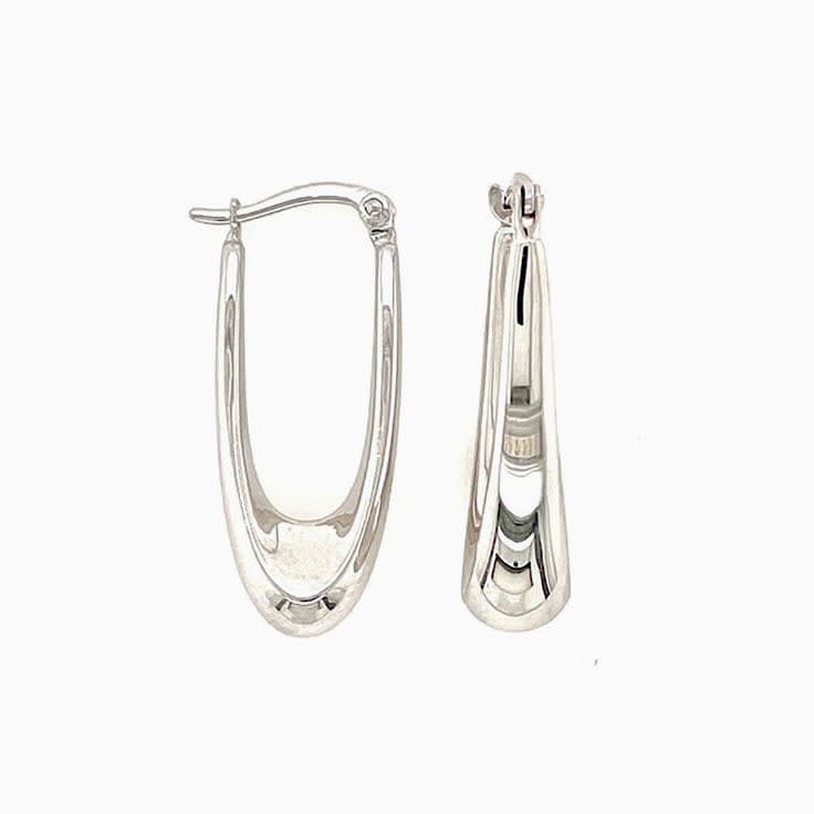 Rose Gold Hoop Earrings