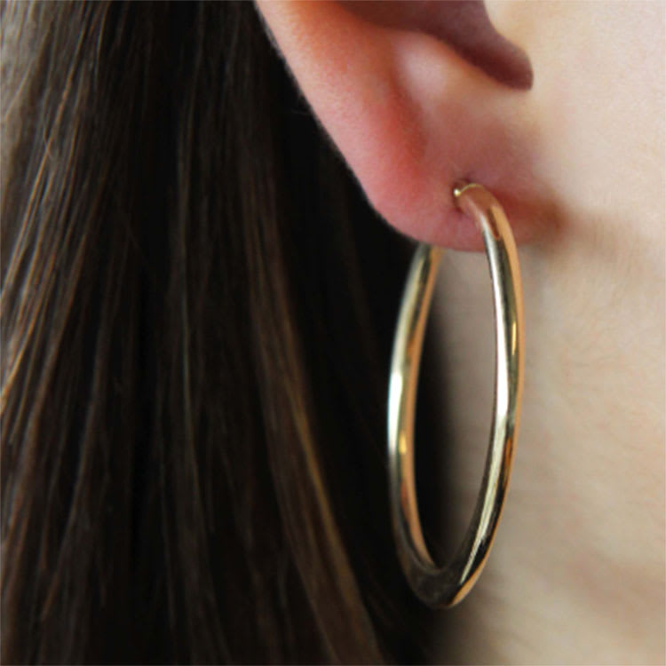 Petite Gold Hoops