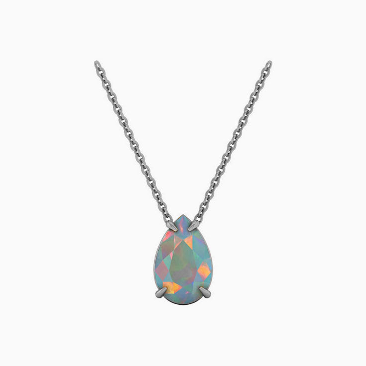 Pear Opal Necklace