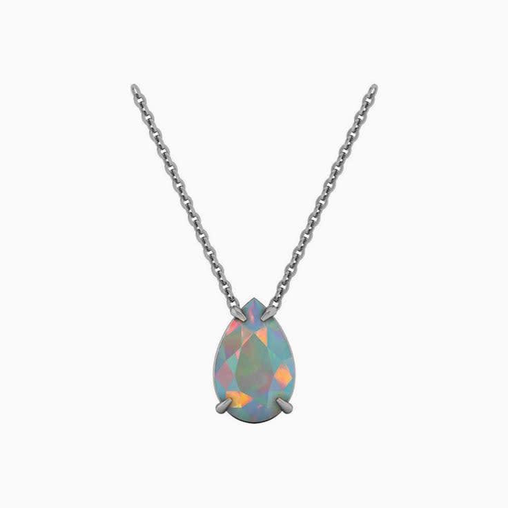 Pear Opal Necklace