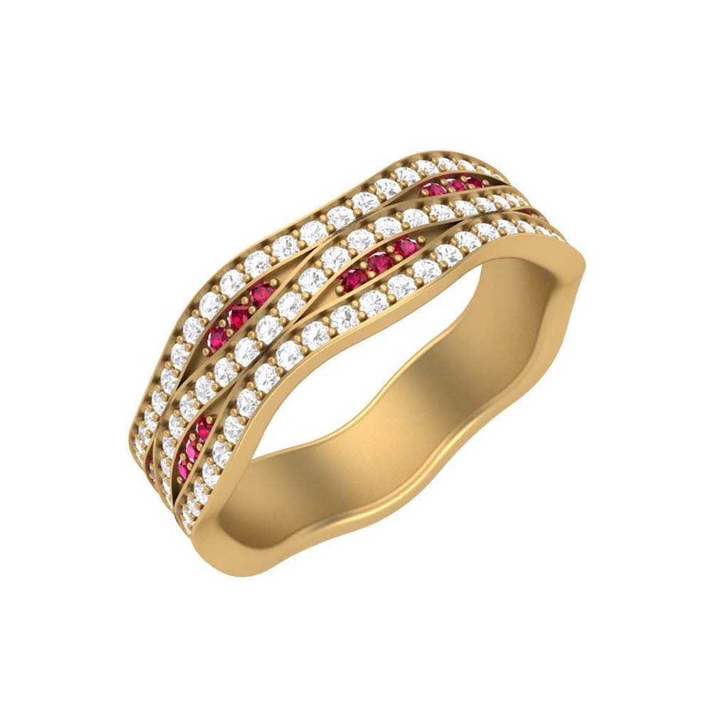 Ruby and Diamond Dress Ring