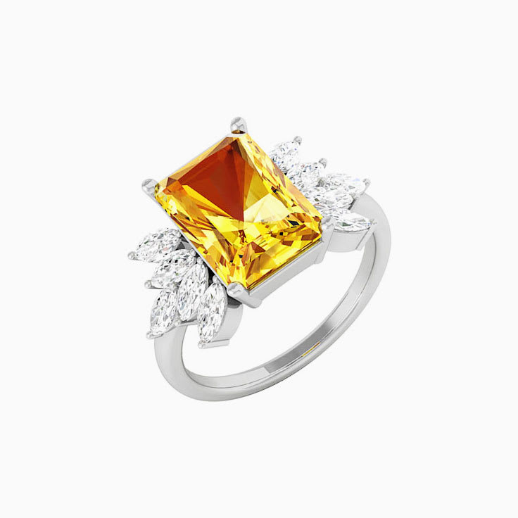Royal Yellow Sapphire Ring