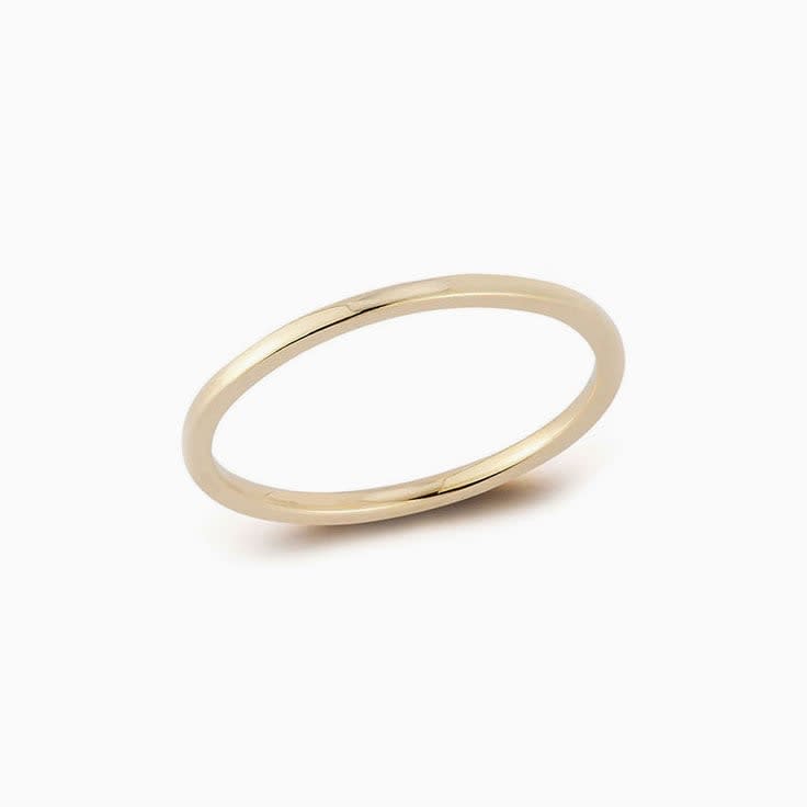 2mm flat wedding band