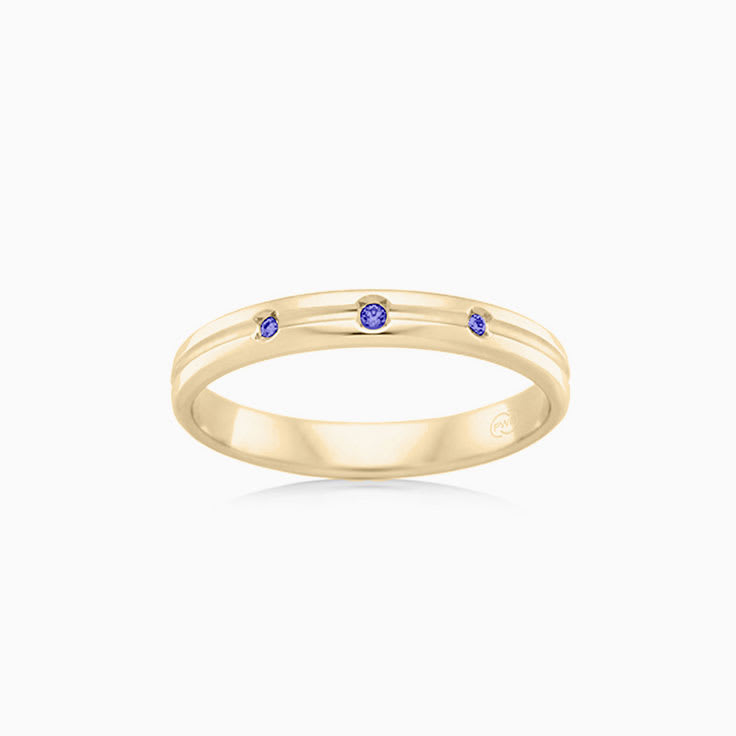 Tanzanite Gemstone ladies diamond ring