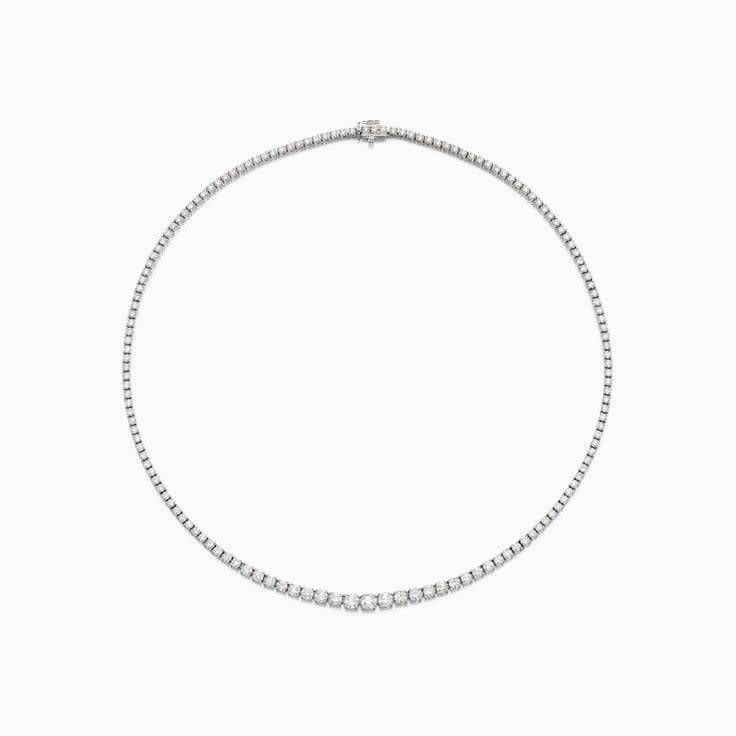 7 carat graduated necklace