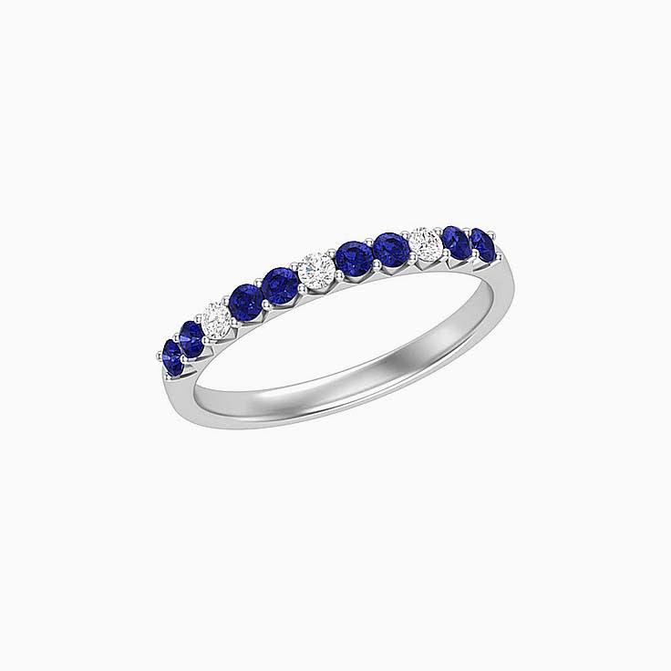 Tanzanite And Diamond Band