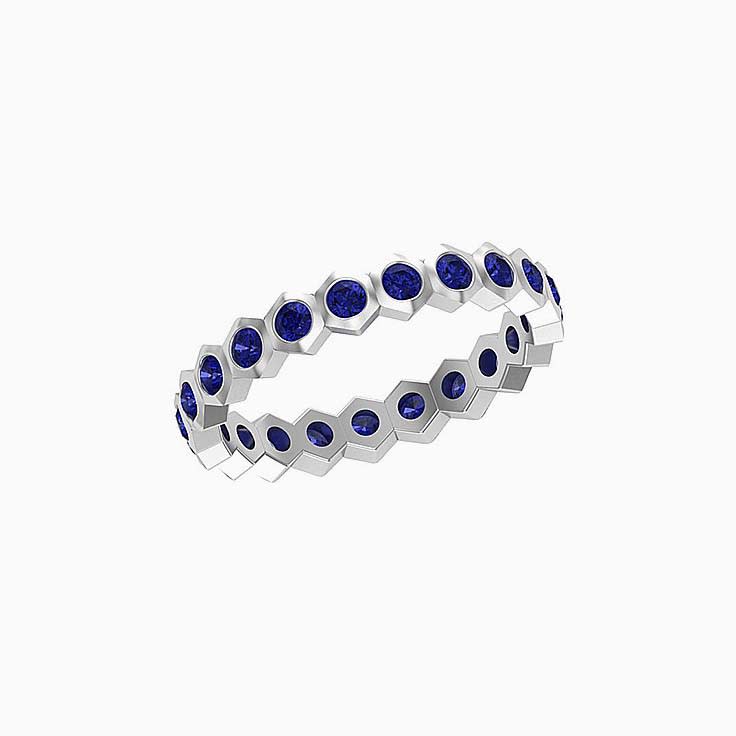 Tanzanite Eternity Ring