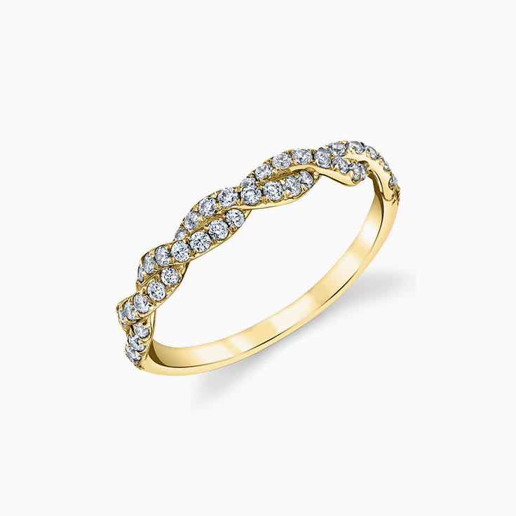 Women’s spiral wedding ring