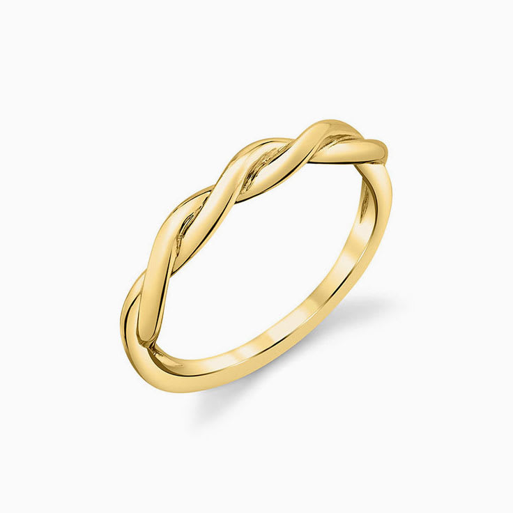 Polish Spiral Wedding Ring