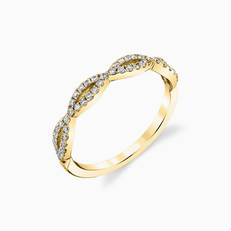 Classic Spiral Wedding Ring