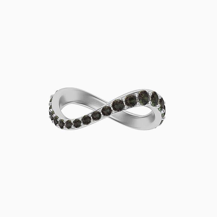 Wave Pattern Alexandrite Ring