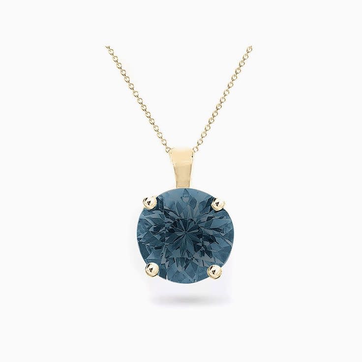 Classic Teal Montana Sapphire Pendant