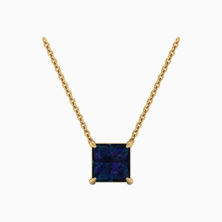 Square Kyanite Necklace