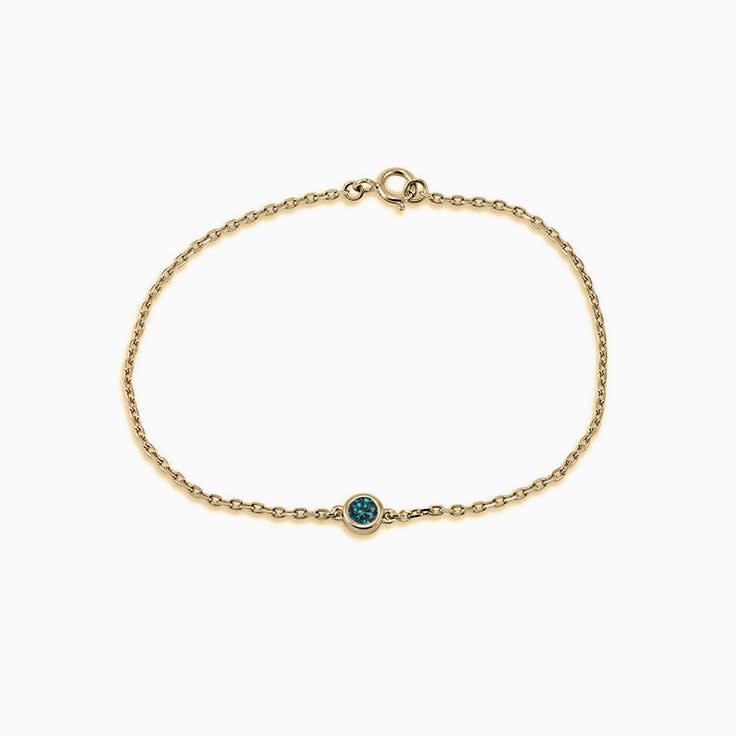 Green emerald  Drop Set Bracelet