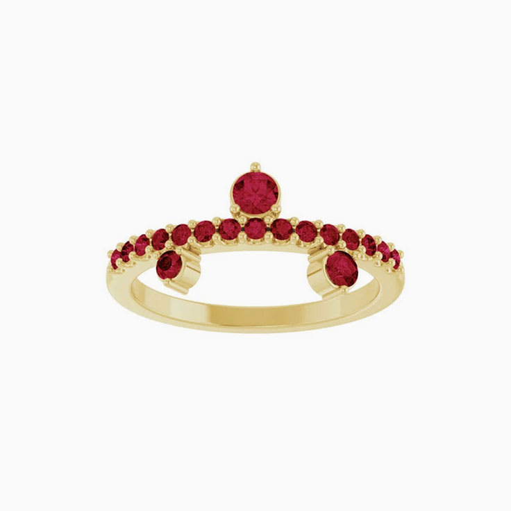 Unique Ruby Ring