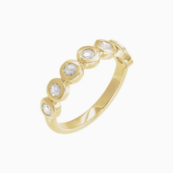 Moissanite Stackable Ring