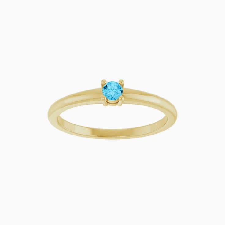 Natural Aquamarine Ring