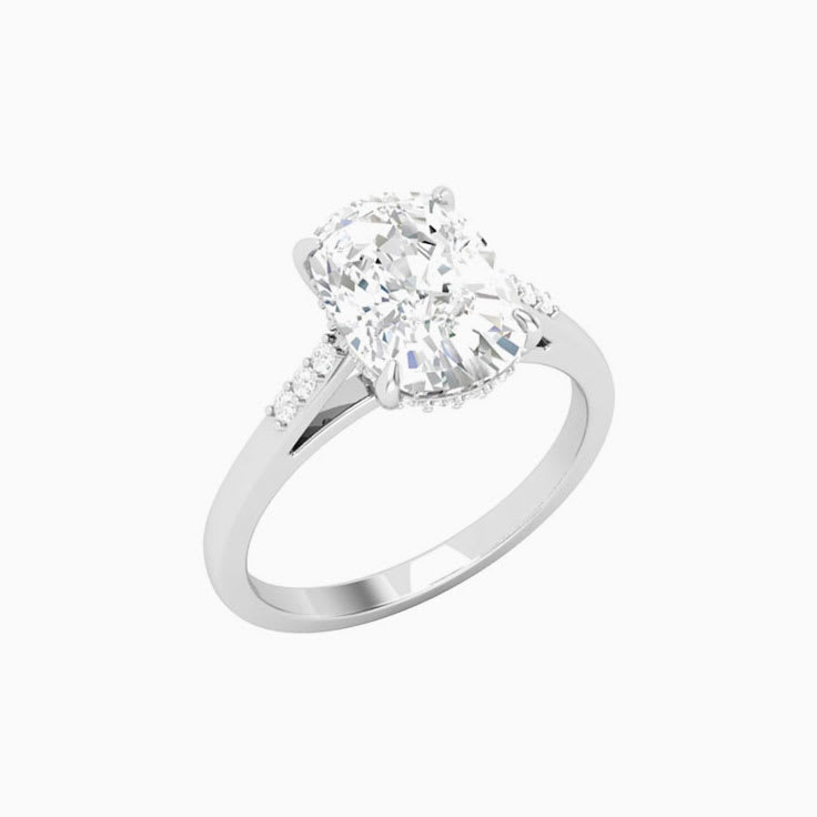 Lab grown 3ct Onlongated Cushion Cut