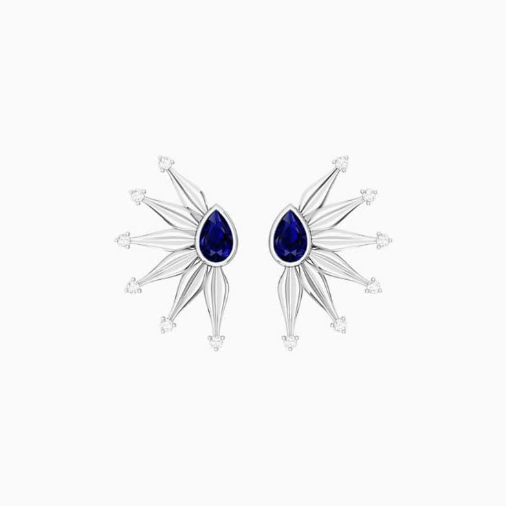 Rays of Sunshine Blue Sapphire