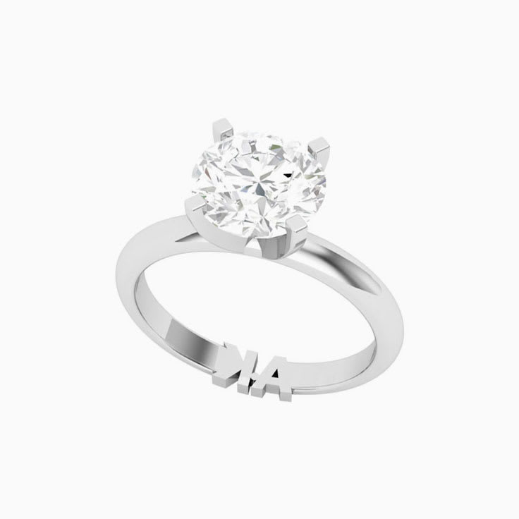 Personalised Initial lab Engagement Ring