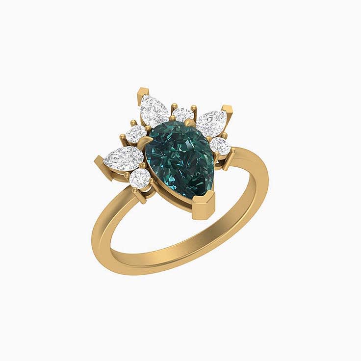 Australian Deep Green Sapphire.