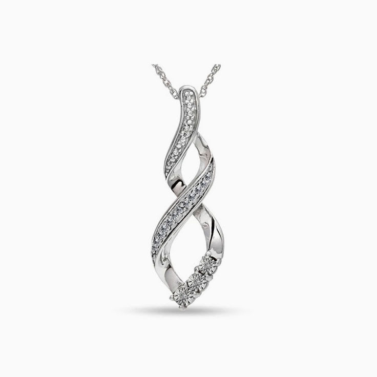 Diamond Infinity Pendant