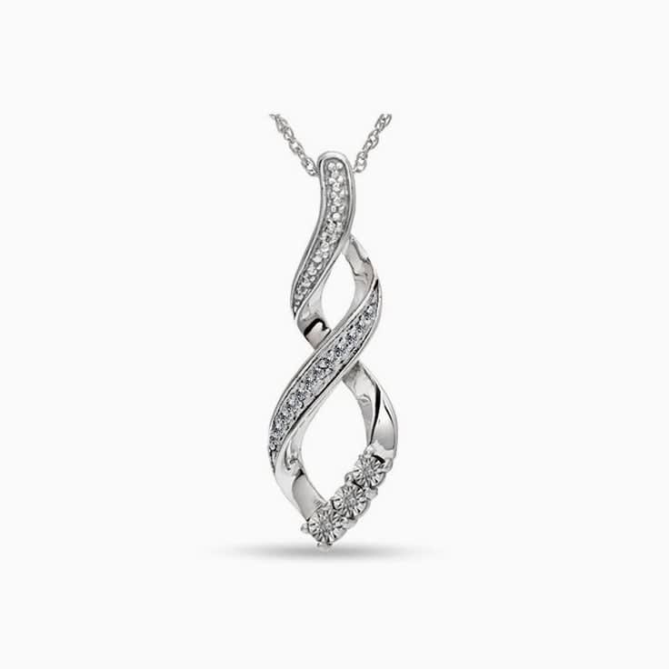 Diamond Infinity Pendant