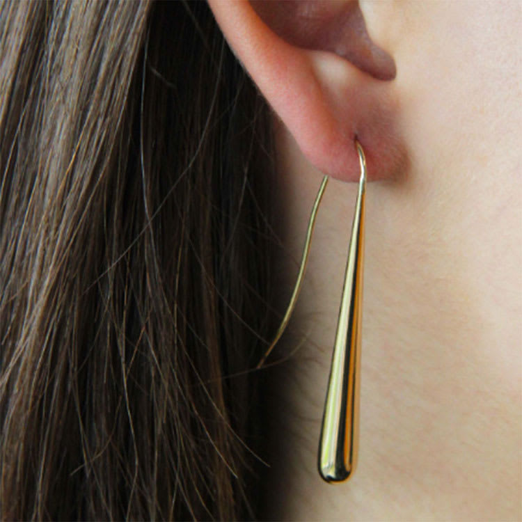 Yellow Gold Hoop Earrings