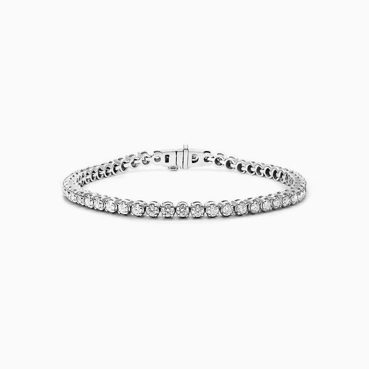 9ct Tennis Bracelet With Lab Diamond