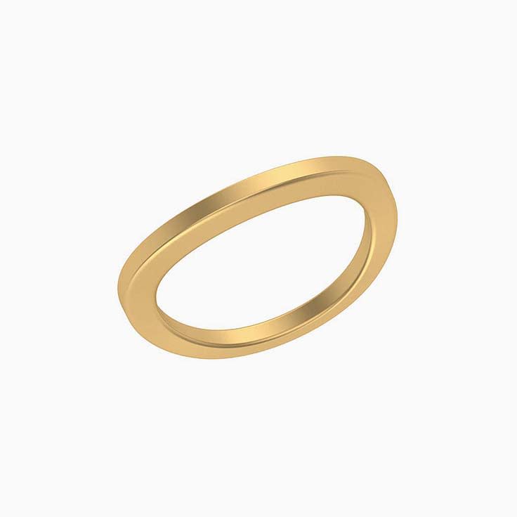 Slightly curved band