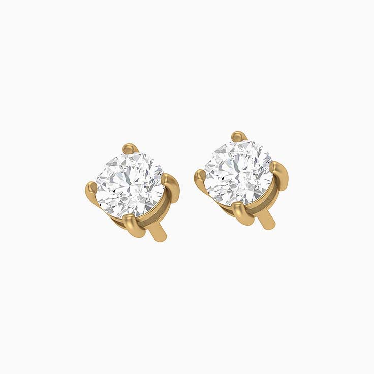 1ct each Lab grown diamond stud earrings