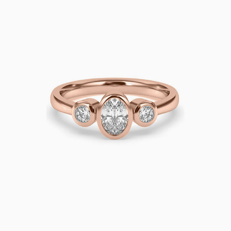 Petite trilogy engagement ring