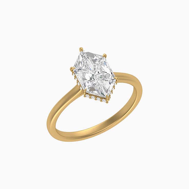 Dutch Lab Marquise cut with hidden halo